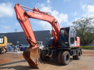Hitachi Excavator, ZX125W, 2005