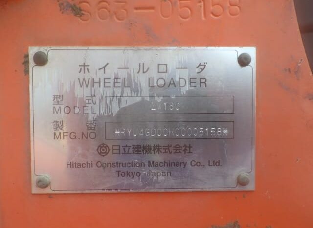 Hitachi Wheel Loader, ZW180, 2008 full