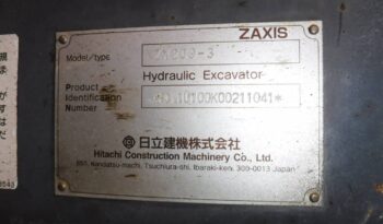 Hitachi Excavator, ZX200-3, 2008 full