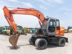 Hitachi Excavator, ZX125W, 2007