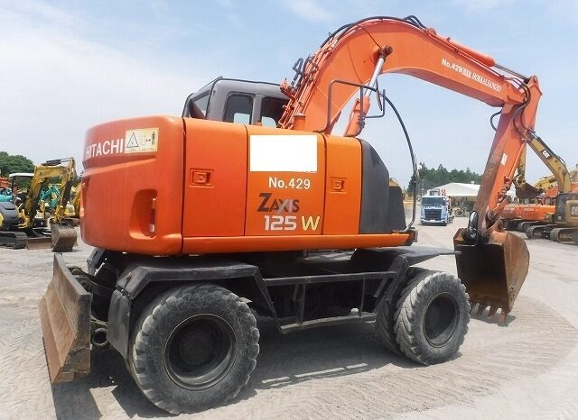 Hitachi Excavator, ZX125W, 2007 full