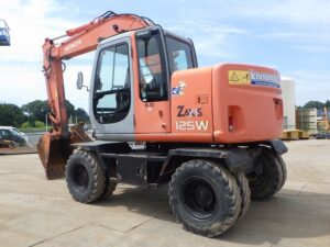 Hitachi Excavator, ZX125W, 2005