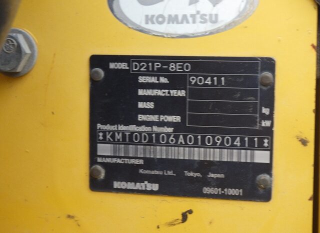 Komatsu D21P-8E0 2012 full
