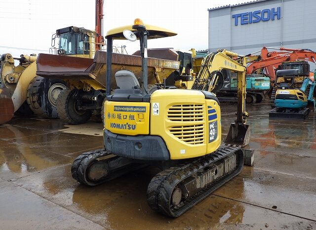 KOMATSU mini excavator, PC40MR-3 full