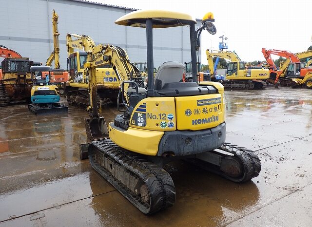 KOMATSU mini excavator, PC40MR-3 full