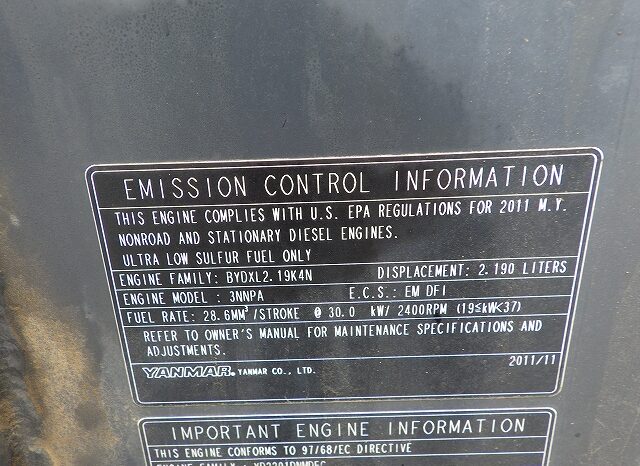 KOMATSU mini excavator, PC40MR-3 full