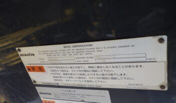 KOMATSU mini excavator, PC40MR-3 full