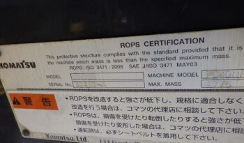 KOMATSU mini excavator, PC40MR-3 full