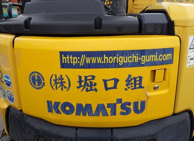 KOMATSU mini excavator, PC40MR-3 full