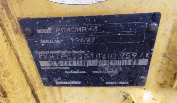 KOMATSU mini excavator, PC40MR-3 full