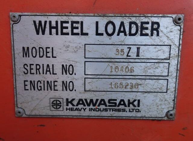 Kawasaki Wheel Loader, 35Z2 full