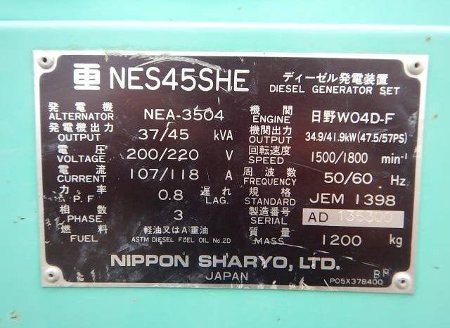 Generator, NES45SHE full