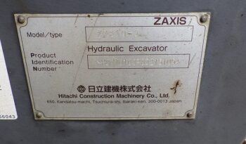 Hitachi Excavator, ZX200-3, 2010 full